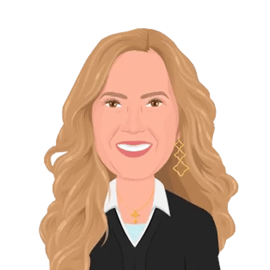 Cartoon Headshot of Chief Judge Kimberly A. Moore